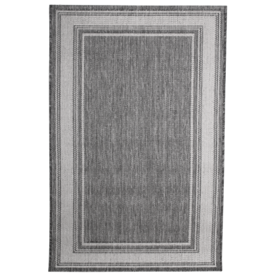 Dywan tkany zewnętrzny JUAN 60 x 100 cm ciemny szary