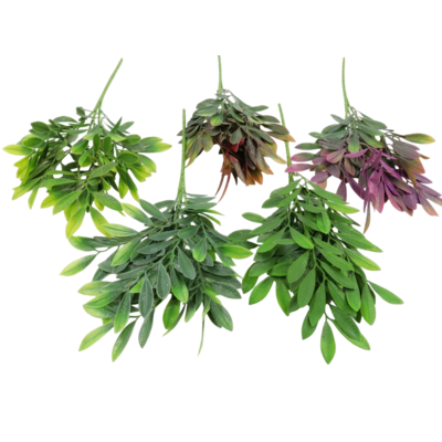 Kwiat sztuczny eukaliptus 49 cm gałązka mix kolorów