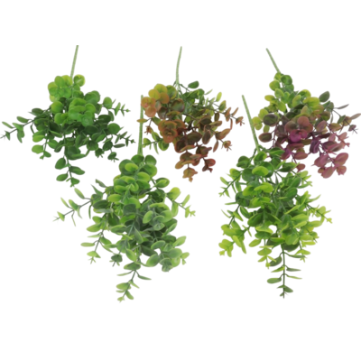 Kwiat sztuczny eukaliptus 47 cm gałązka mix kolorów