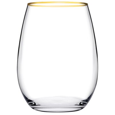 Szklanki Amber 6 sztuk 350 ml transparentny