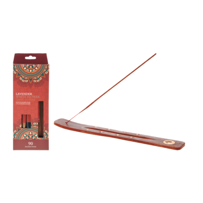 Zestaw kadzidełek z drewnianym podstawkiem