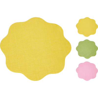 Podkładka kształt kwiatka 38 cm mix kolorów