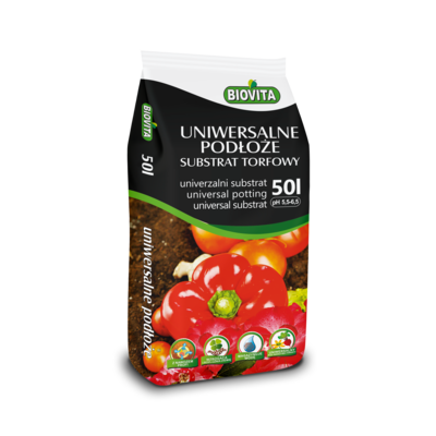 Uniwersalne podłoże Substrat torfowy 50 l BIOVITA
