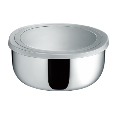 Miska metalowa z pokrywką 12 cm