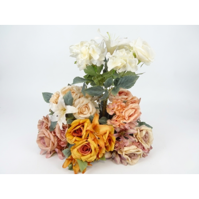 Bukiet sztucznych kwiatów róże