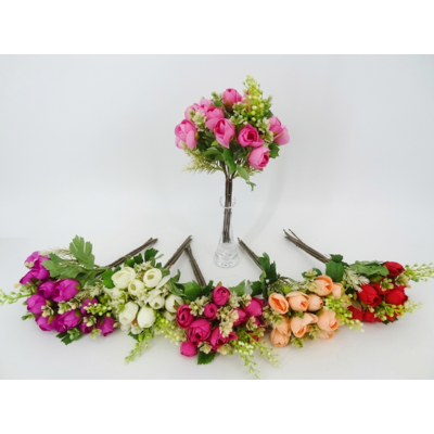 Bukiet sztucznych kwiatów camelka 30 cm