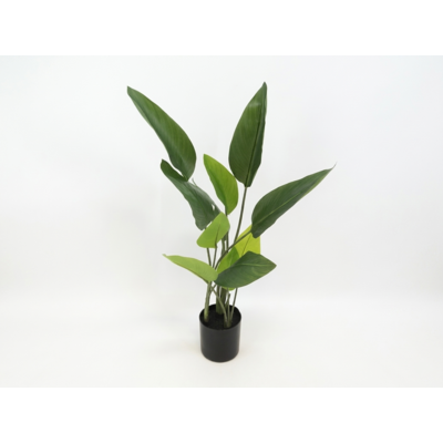 Kwiaty sztuczny w doniczce strelicja 75 cm