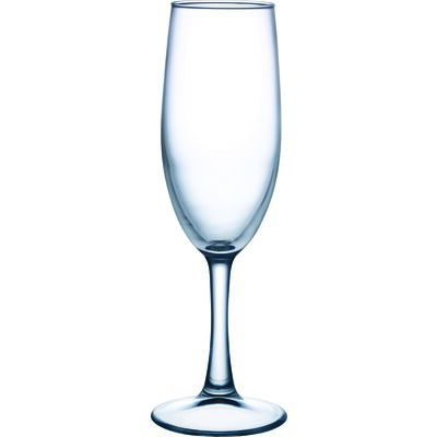 Kieliszki do szampana Amber 200 ml 6 sztuk transparentny