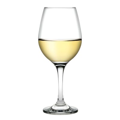 Kieliszki do wina Amber 295 ml 6 sztuk transparentny