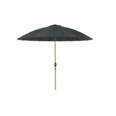 Parasol 2,75 m grafit noga imitująca drewno