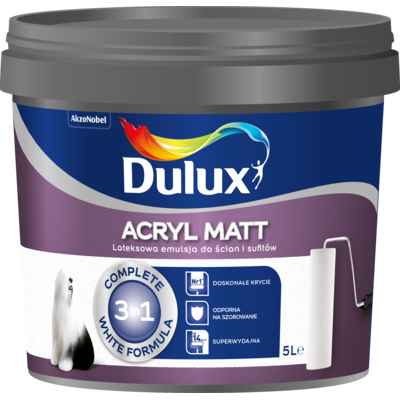 Farba lateksowa Acryl Matt 5 l Dulux