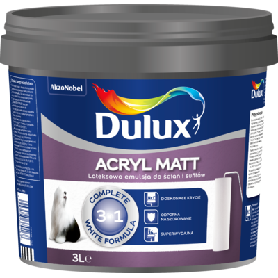 Farba lateksowa Acryl Matt 3 l Dulux