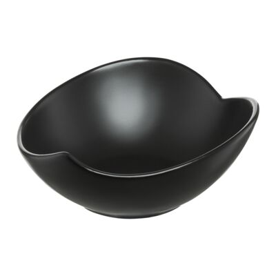 Salaterka Salsa 21,5 cm liść czarny AMBITION
