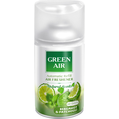 Odświeżacz zapas Green Air 260 ml BERGAMOT  PATCHOULI