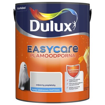 Farba lateksowa EasyCare Plamoodporna Odporny Popielaty 5 l Dulux