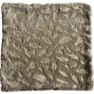Poszewka na poduszkę 43 x 43 cm brazowy