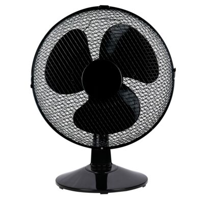 Wentylator biurkowy 30 cm 35 W czarny