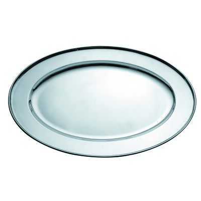Patera metalowa owalna