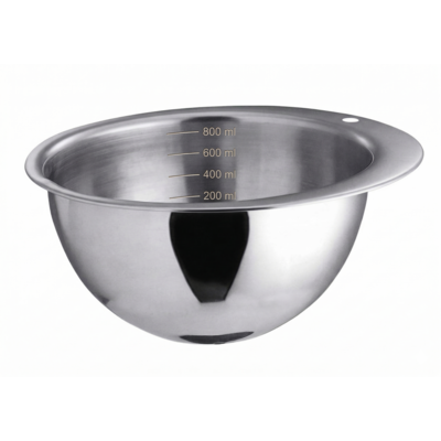 Miska metalowa z miarką 800 ml