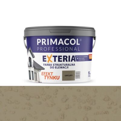 Elewacyjna farba strukturalna Exteria caffe latte 9 l