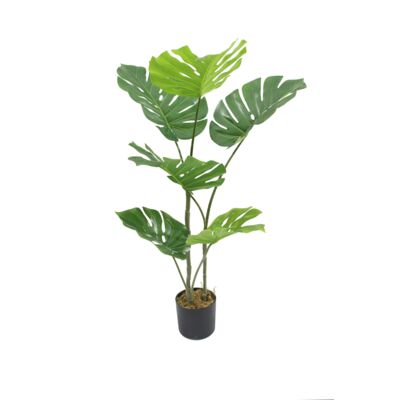 Kwiat sztuczny monstera w donicy wys. 90 cm