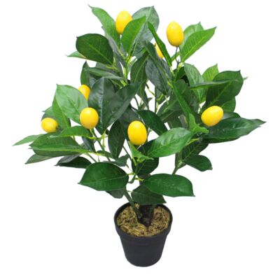 Kwiat sztuczny drzewko cytrynowe w donicy wys. 45 cm