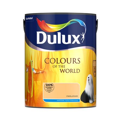 Farba lateksowa Kolory Świata ciepły piasek 5 l Dulux