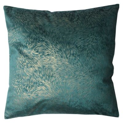 Poszewka Pavo 45 x 45 cm zielono-złoty