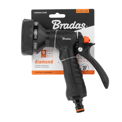 Pistolet zraszający 9-funkcyjny DIAMOND Bradas