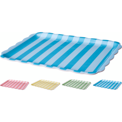 Taca do serwowania z melaminy 37 x 29 cm mix