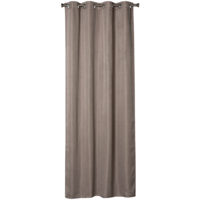 Zasłona z kółkami DIMA 140 x 250 cm taupe
