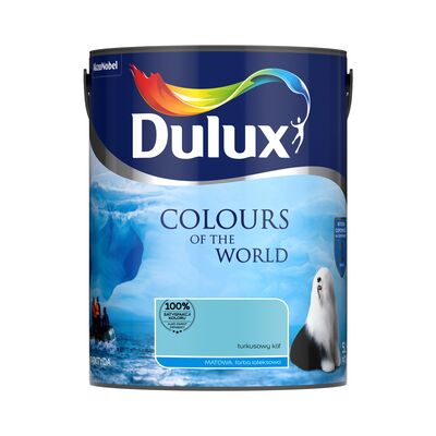 Farba lateksowa Kolory Świata turkusowy klif 5 l Dulux
