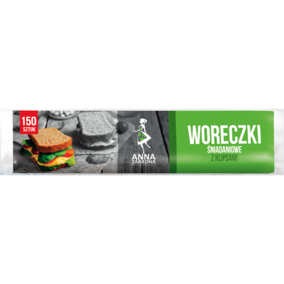 Woreczki śniadaniowe 18 x 28 cm 150 sztuk