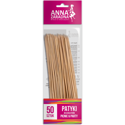 Patyki do szaszłyków 50 sztuk ANNA ZARADNA