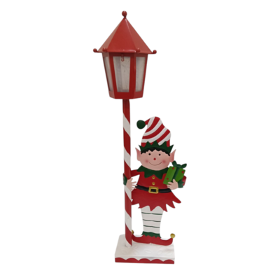 Dekoracja LED Dziewczynka z latarnią 63 cm