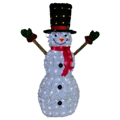 Figura ozdobna bałwan LED 130 cm