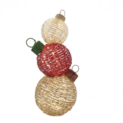 Figura ozdobna bombki LED 63 cm