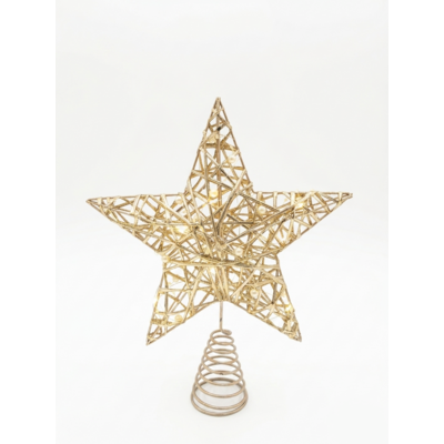 Czubek na choinkę gwiazda LED 25 x 30 cm