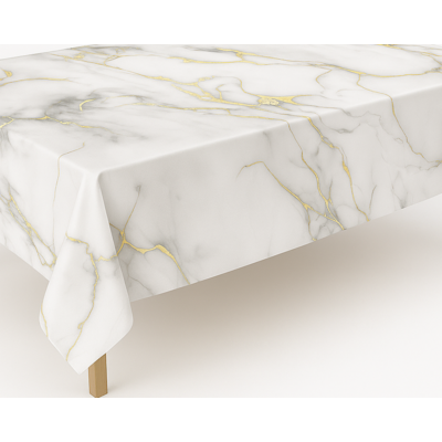 Cerata PVC marmur biały 137 cm 20 mb