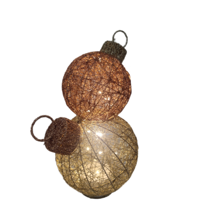 Figura ozdobna bombki LED 38 cm