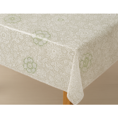 Cerata PVC półtransparentna kwiaty 137 cm 20 mb