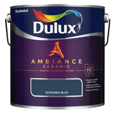 Farba ceramiczna AMBIANCE CERAMIC Euphoria Blue 2,5 l Dulux