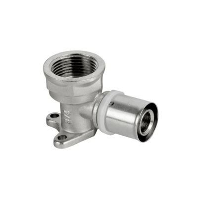 Kolano zaprasowywane 90° PEX 1/2" x 16 mm Gw