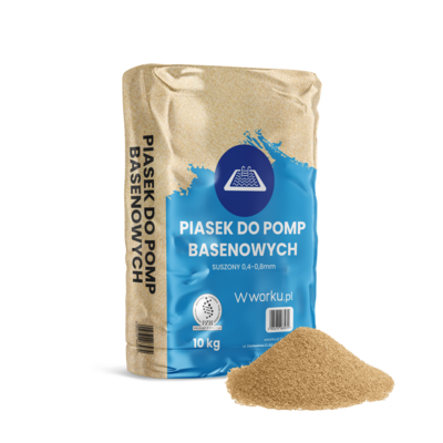 Piasek filtracyjny do pomp basenowych 10 kg Wworku.pl