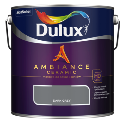 Farba ceramiczna AMBIANCE CERAMIC Dark Grey 2,5 l Dulux