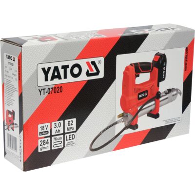 Smarownica akumulatorowa 18 V 620 bar 3 Ah YATO