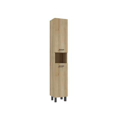 Słupek łazienkowy stojący Novelity 174 x 30 x 30 cm buk truflowy
