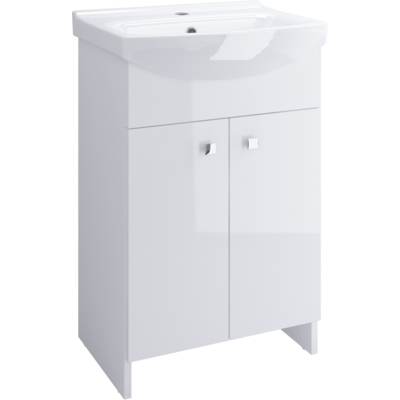 Szafka C13 BASIC 60BIA DSM z umywalką biały
