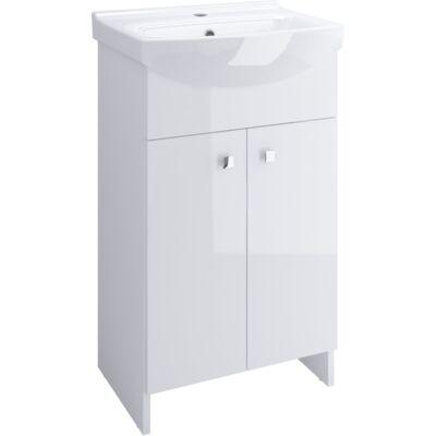 Szafka C12 BASIC 50BIA DSM z umywalką biały