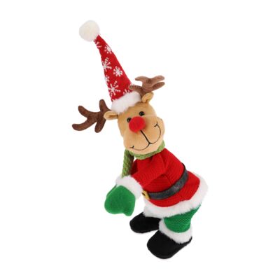 Kwiatki brokatowe z dzwonkami 12 cm 4 sztuki szampański